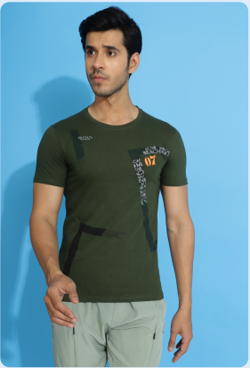 COTTON PRINTING R/N T-SHIRTS H/S